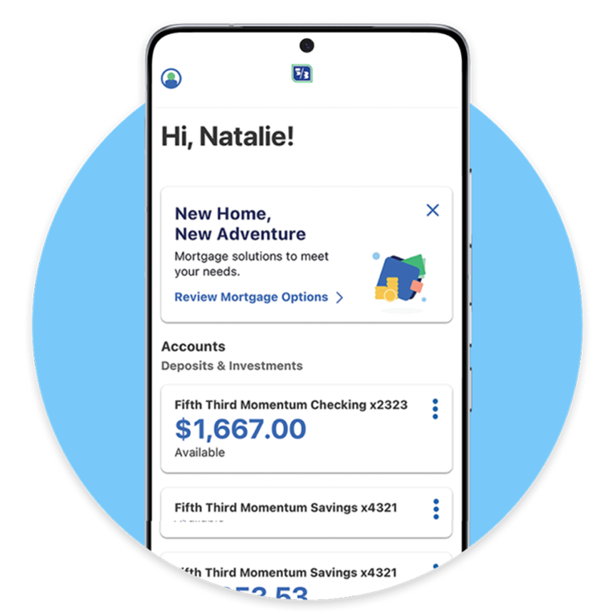 Download the Fifth Third Mobile App